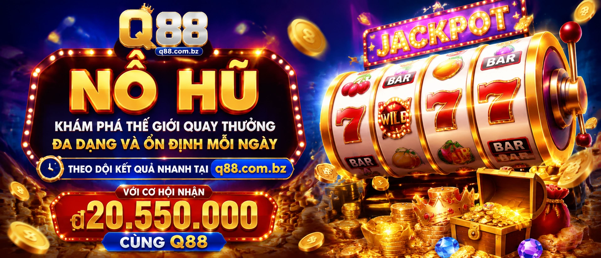 Khu trải nghiệm Nổ Hũ trên điện thoại với bố cục dễ chạm